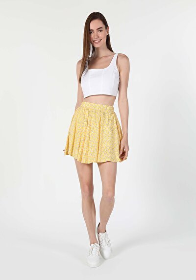 اعرض التفاصيل لـ أصفر للنساء تنورة