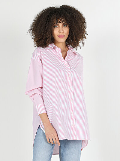 اعرض التفاصيل لـ مرجاني للنساء قميص  كم طويل