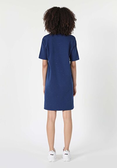 اعرض التفاصيل لـ أزرق بحري للنساء فستان