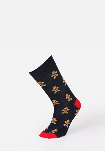 صورة من جوارب رجالية باللون الأزرق الداكن