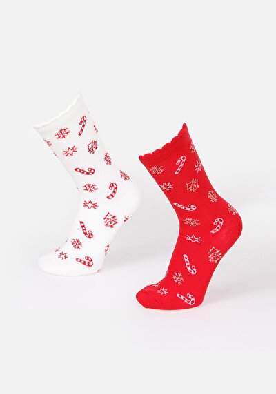 صورة من متعدد الألوان للنساء جوارب