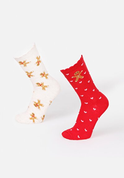 صورة من متعدد الألوان للنساء جوارب