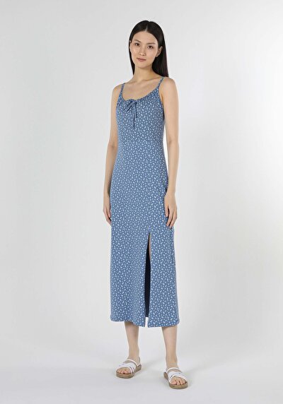 اعرض التفاصيل لـ أزرق للنساء فستان