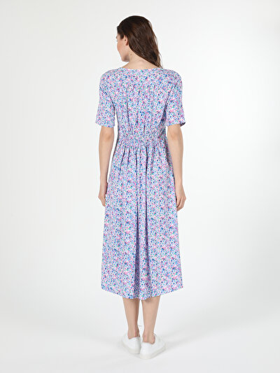 صورة من متعدد الألوان للنساء فستان