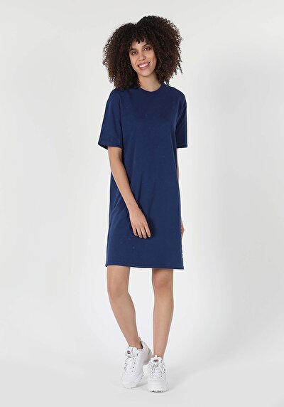 اعرض التفاصيل لـ أزرق بحري للنساء فستان