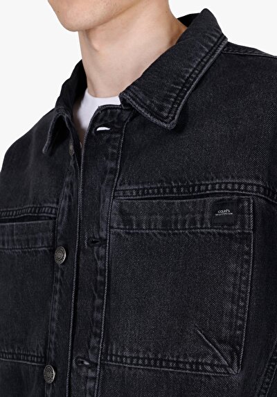 صورة من أسود للرجال جاكيت سترة