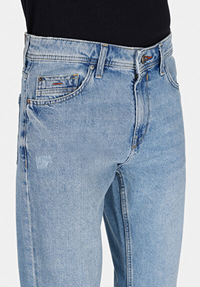 اعرض التفاصيل لـ   منتصف الخصر مستقيم الساق الجينز للرجال