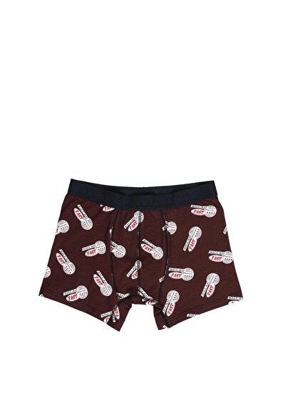 صورة من مودرن فيت بوكيندي عنابي للرجال