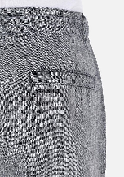 اعرض التفاصيل لـ عادي   الخصر مستقيم شورت رجالي رمادي