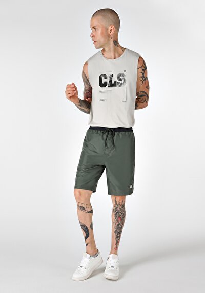 اعرض التفاصيل لـ شورت سباحة أخضر رجالي سليم فيت