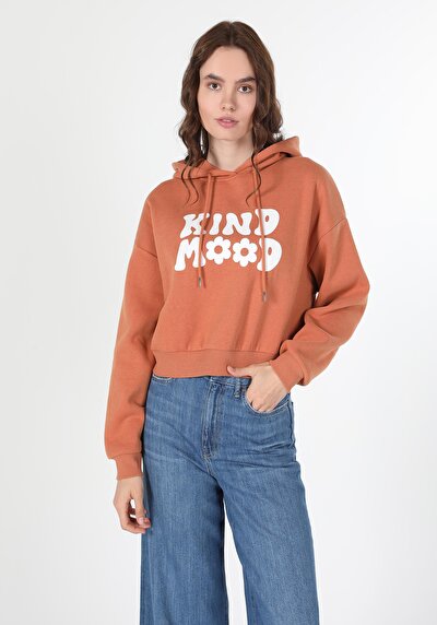 صورة من برتقالي للنساء بلوز