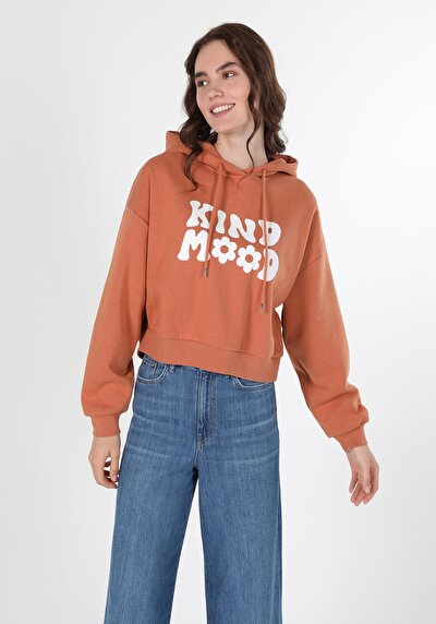 صورة من برتقالي للنساء بلوز