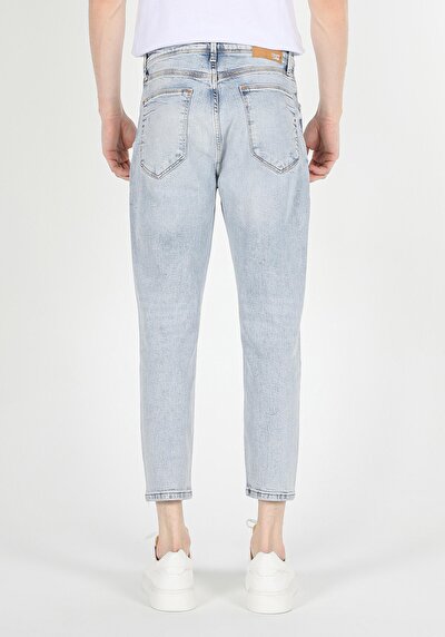 اعرض التفاصيل لـ Carrot Fit Drop Crotch الساق الجزر الجينز النيلي للرجال