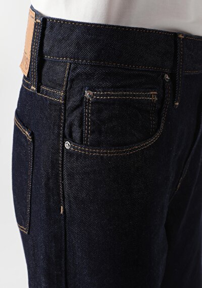 اعرض التفاصيل لـ   خصر عالي ساق عريضة نسائي جينز أسود