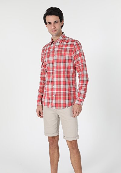 صورة من مرجاني للرجال قميص كم طويل