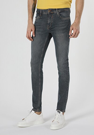 اعرض التفاصيل لـ نحيف  خصر منخفض ضيق الساق جينز رجالي