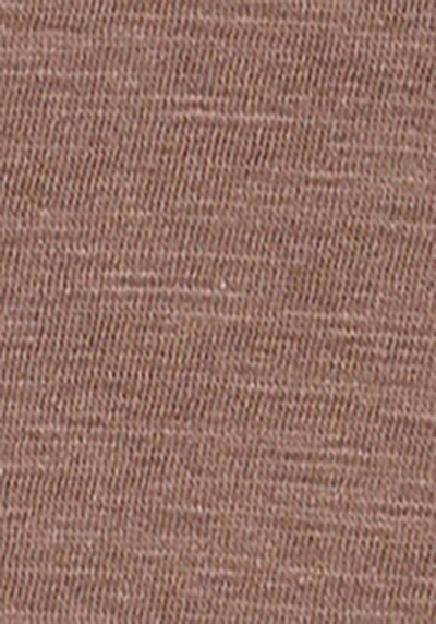 اعرض التفاصيل لـ   على شكل V رقبة مستقيم رجالي بني كم قصير تي شيرت