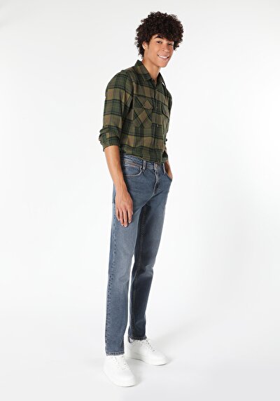 اعرض التفاصيل لـ أزرق داكن للرجال بناطيل