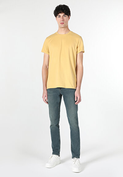 اعرض التفاصيل لـ   رقبة مستديرة مستقيم رجالي ساري كم قصير تي شيرت