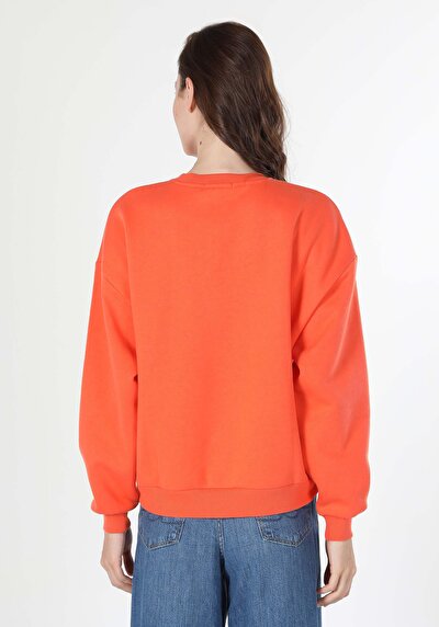 صورة من برتقالي للنساء بلوز