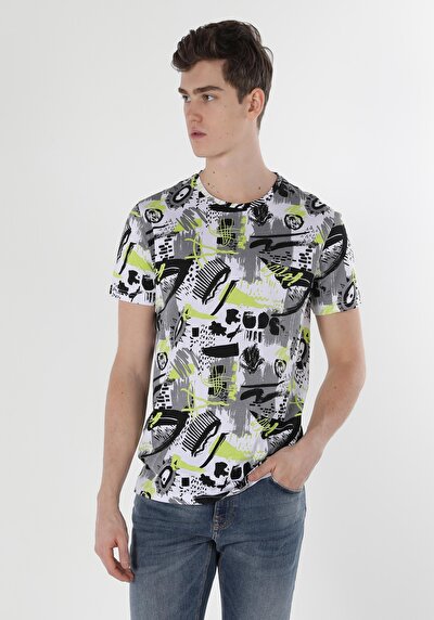 اعرض التفاصيل لـ متعدد الألوان للرجال تي شيرت بأكمام قصيرة