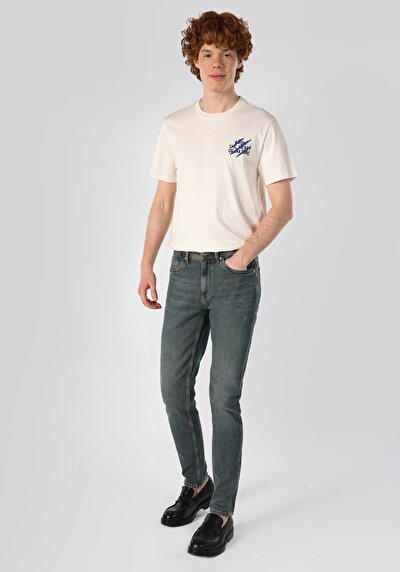 صورة من نحيف خصر منخفض ضيق الساق جينز رجالي