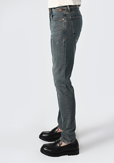 اعرض التفاصيل لـ نحيف  خصر منخفض ضيق الساق جينز رجالي