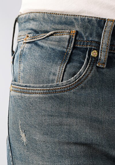 اعرض التفاصيل لـ نحيف  خصر منخفض ضيق الساق جينز رجالي