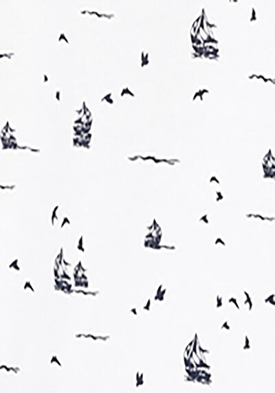 اعرض التفاصيل لـ   رقبة مستديرة مطبوعة للرجال أبيض بأكمام قصيرة تي شيرت