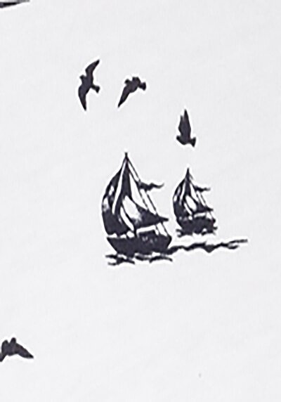 اعرض التفاصيل لـ   رقبة مستديرة مطبوعة للرجال أبيض بأكمام قصيرة تي شيرت