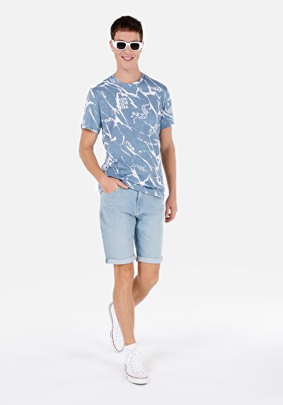 صورة من نحيف خصر منخفض للرجال نيلي جان شورت