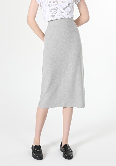 اعرض التفاصيل لـ رمادي للنساء تنورة