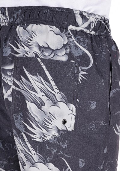 اعرض التفاصيل لـ شورت سباحة أسود رجالي سليم