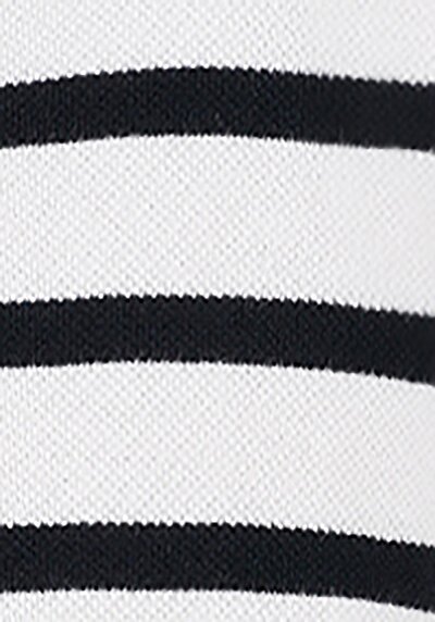 اعرض التفاصيل لـ عادي ياقة بولو مخطط للرجال أبيض بأكمام قصيرة تي شيرت