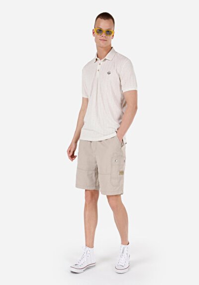 صورة من كومفورت فيت وسط الخصر مستقيم رجالي بيج شورت