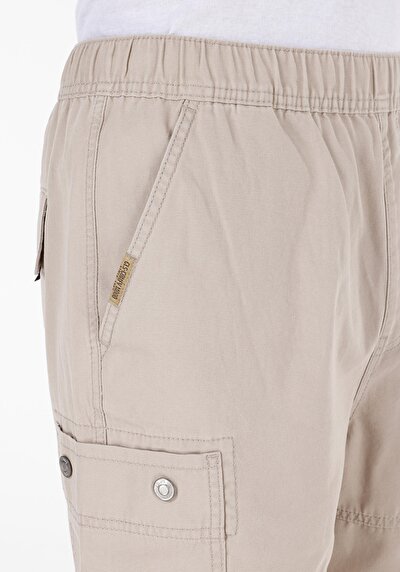 اعرض التفاصيل لـ كومفورت فيت وسط الخصر مستقيم رجالي بيج شورت