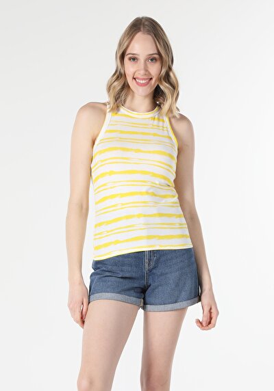 اعرض التفاصيل لـ سليم فيت بلوزة أصفر للنساء