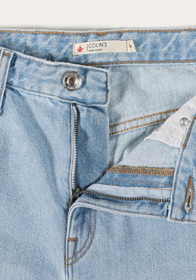 اعرض التفاصيل لـ مام فيت خصر عالي نسائي شورت جان أسود