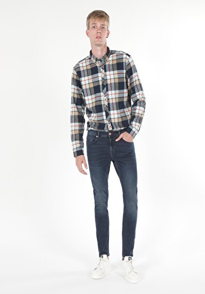 اعرض التفاصيل لـ أزرق داكن للرجال بناطيل