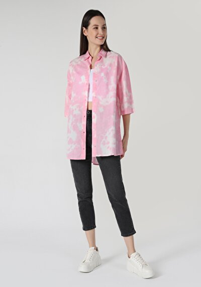 اعرض التفاصيل لـ وردي للنساء قميص  كم قصير