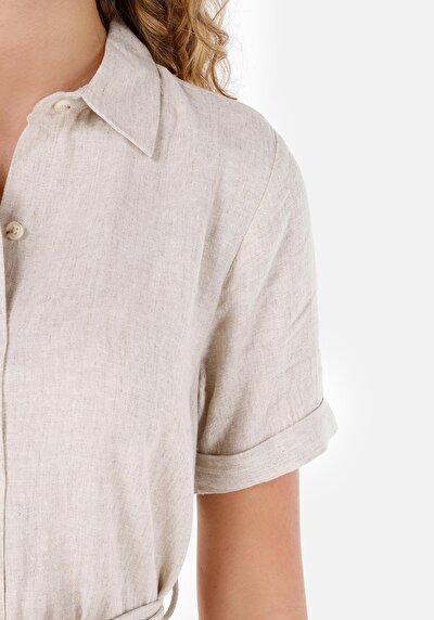 اعرض التفاصيل لـ فستان نسائي بيج عادي