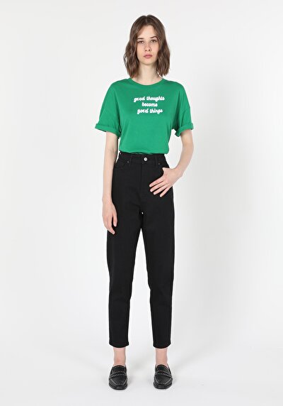 اعرض التفاصيل لـ أمي  ارتفاع الخصر تقلص الساق الجينز النسائي