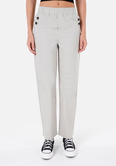 صورة من ارتفاع الخصر الساق واسعة السراويل الحجر النسائية