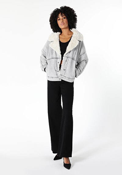 اعرض التفاصيل لـ دينيم للنساء جاكيت سترة