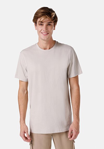 صورة من بيج للرجال تي شيرت بأكمام قصيرة