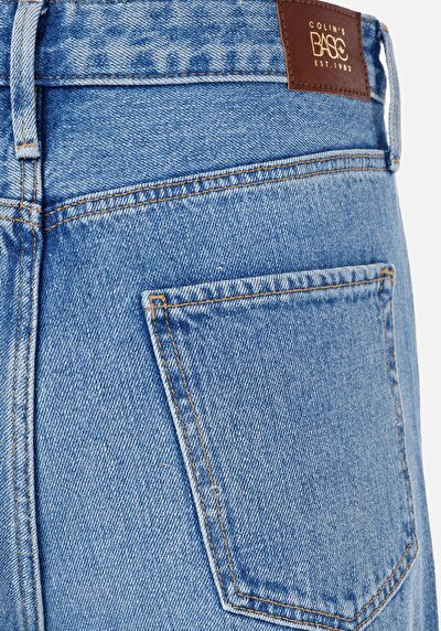 اعرض التفاصيل لـ   خصر عالي ساق واسعة جينز نسائي جينز