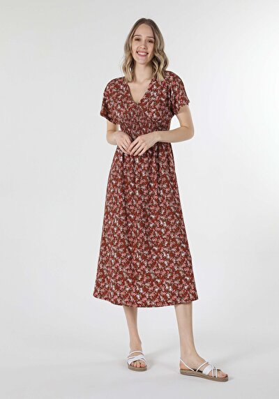 صورة من متعدد الألوان للنساء فستان