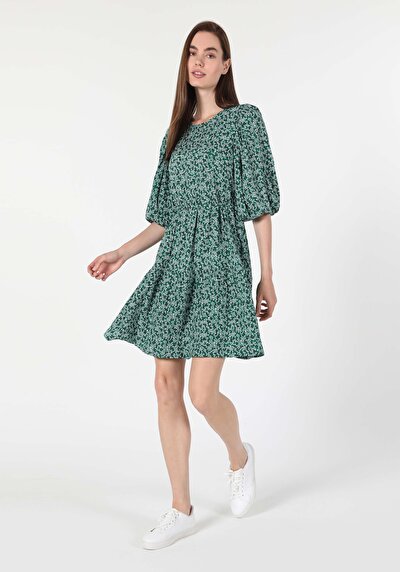 صورة من أخضر للنساء فستان