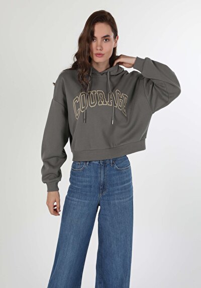 صورة من رمادي للنساء بلوز