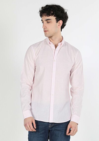 اعرض التفاصيل لـ وردي للرجال قميص  كم طويل